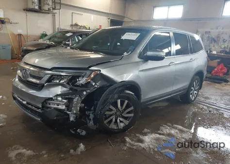 2019 Honda Pilot Ex-L from USA, damaged, VIN 5FNYF6H51KB026888